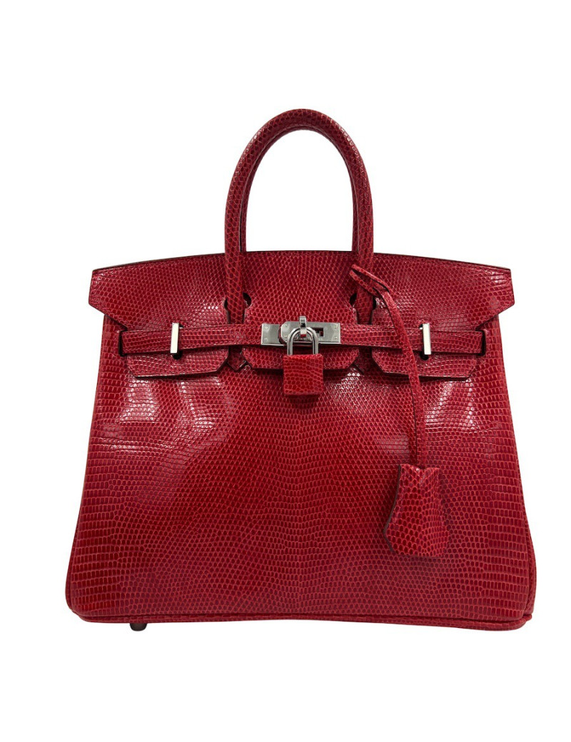 Birkin 25 HERMES Lézard Varan du Nil 