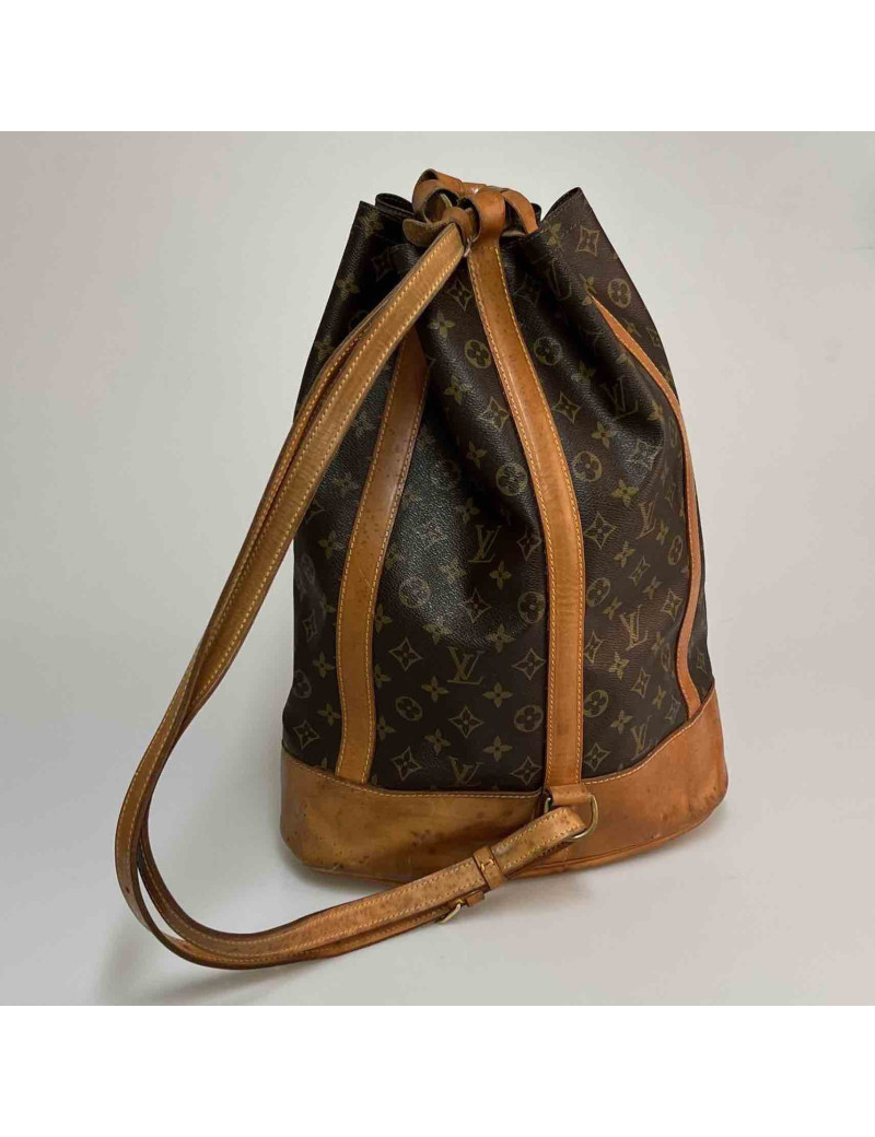 Sac de randonnée LOUIS VUITTON toile Monogram