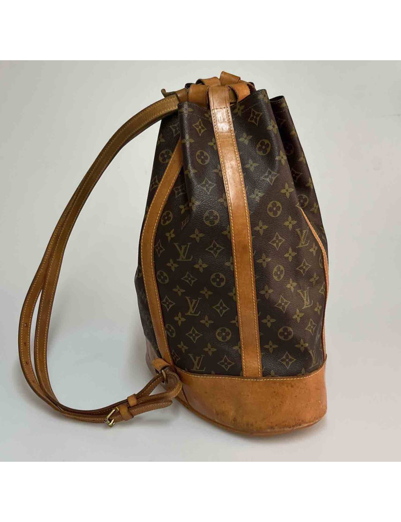 Sac de randonnée LOUIS VUITTON toile Monogram