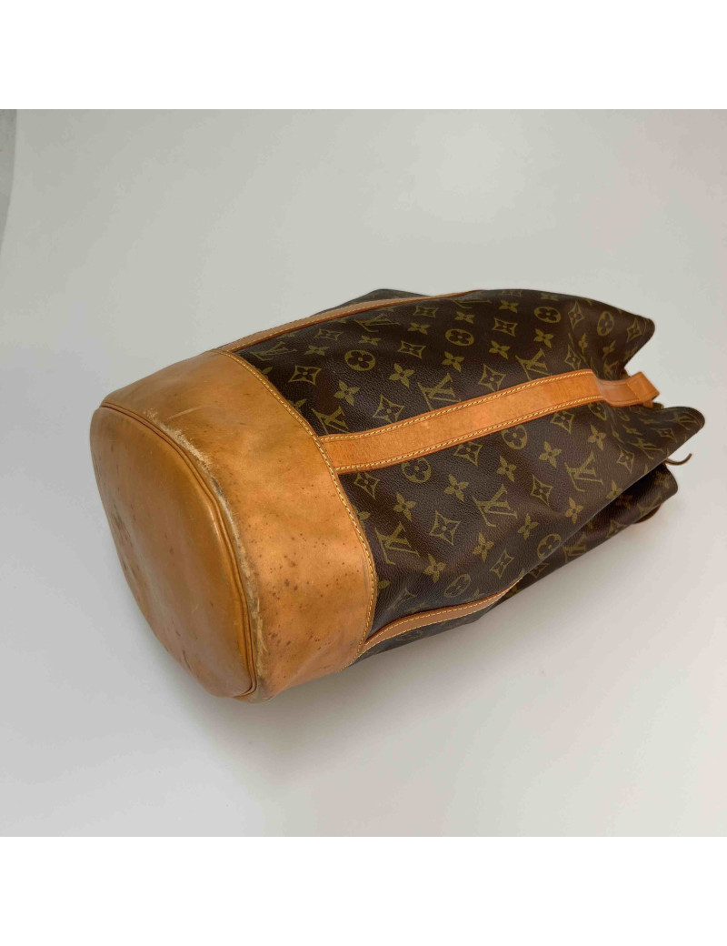 Sac de randonnée LOUIS VUITTON toile Monogram