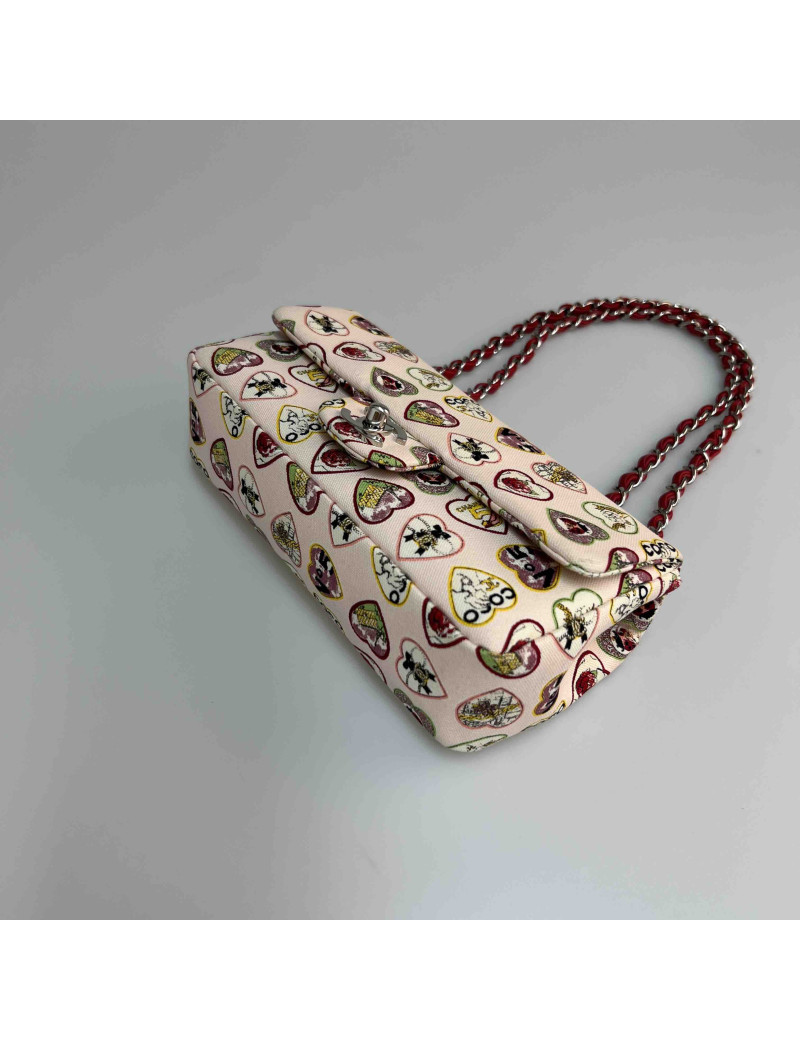 Sac CHANEL toile coeur