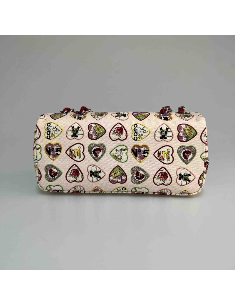 Sac CHANEL toile coeur