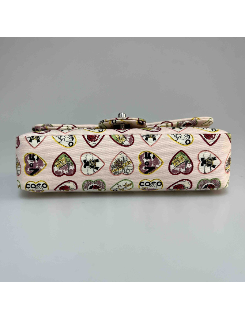 Sac CHANEL toile coeur