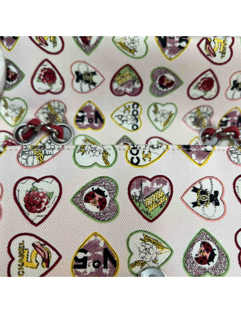 Sac CHANEL toile coeur