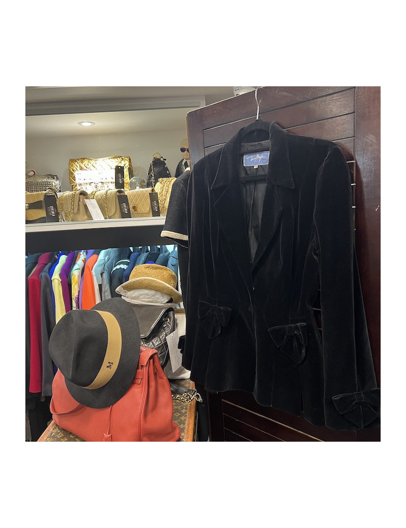 Veste THIERRY MUGLER Velours noir