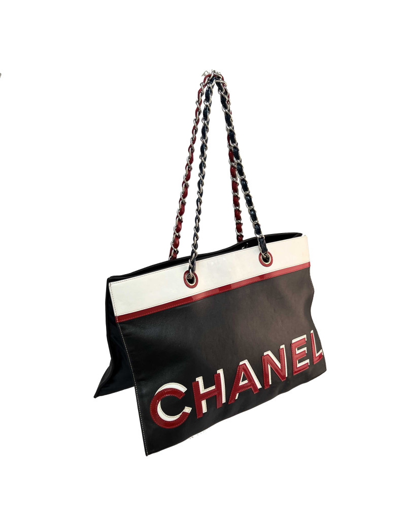 Cabas CHANEL cuir vintage