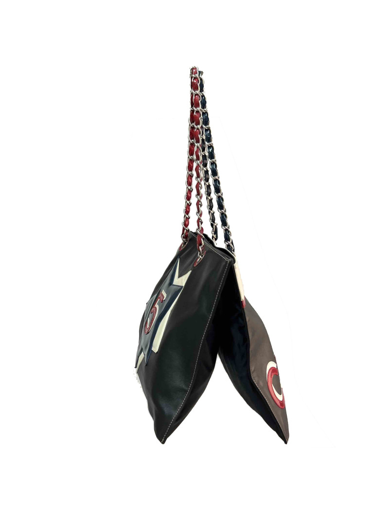 Cabas CHANEL cuir vintage