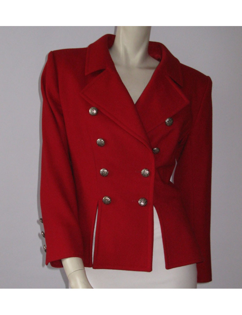 Veste YVES SAINT LAURENT Rive Gauche rouge