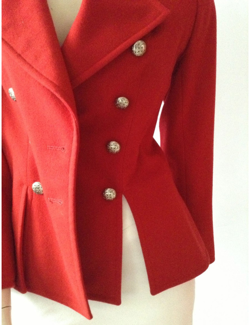 veste YVES SAINT LAURENT rive Gauche rouge