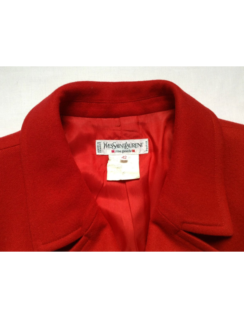 Veste YVES SAINT LAURENT Rive Gauche rouge