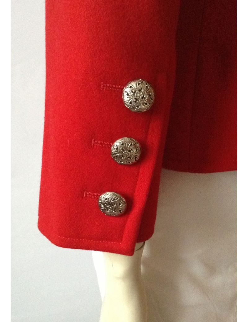 veste YVES SAINT LAURENT rive Gauche rouge