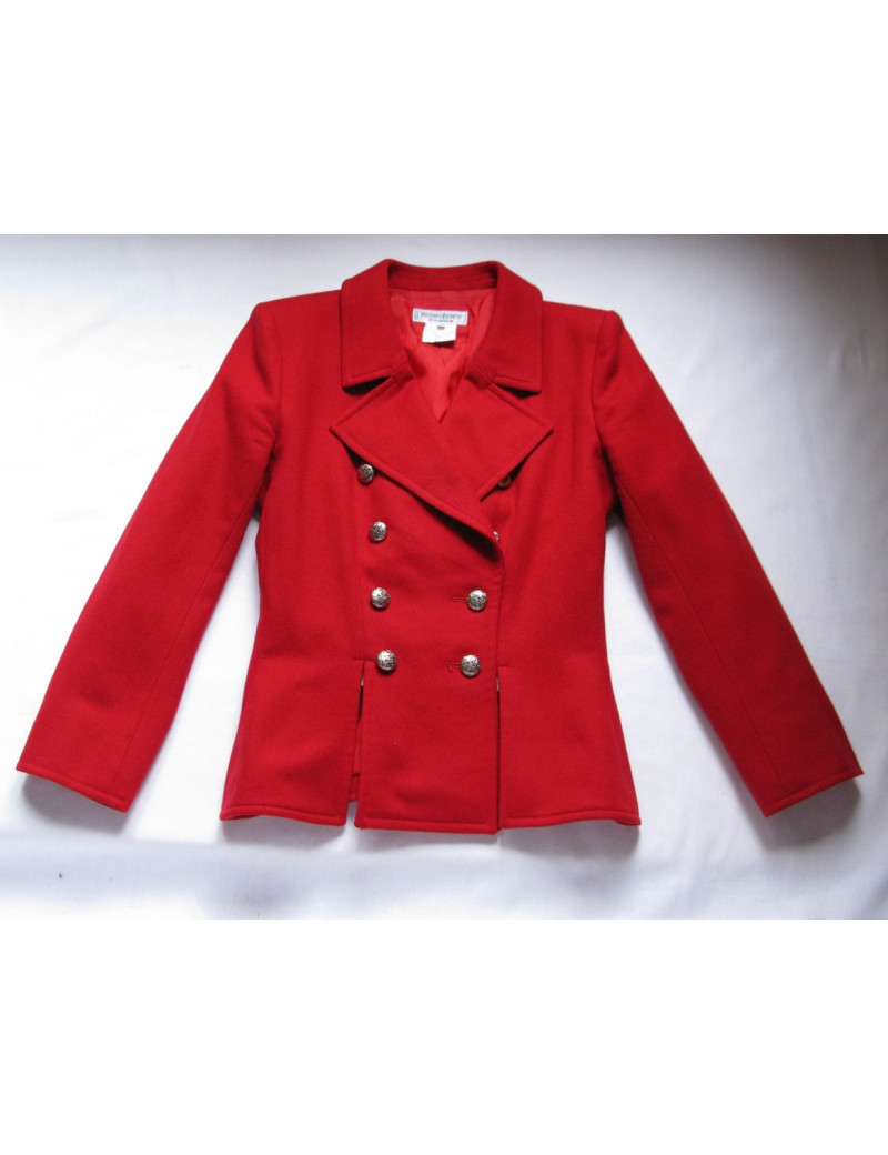 veste YVES SAINT LAURENT rive Gauche rouge