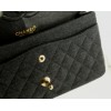 CHANEL bag in grey jersey double flap