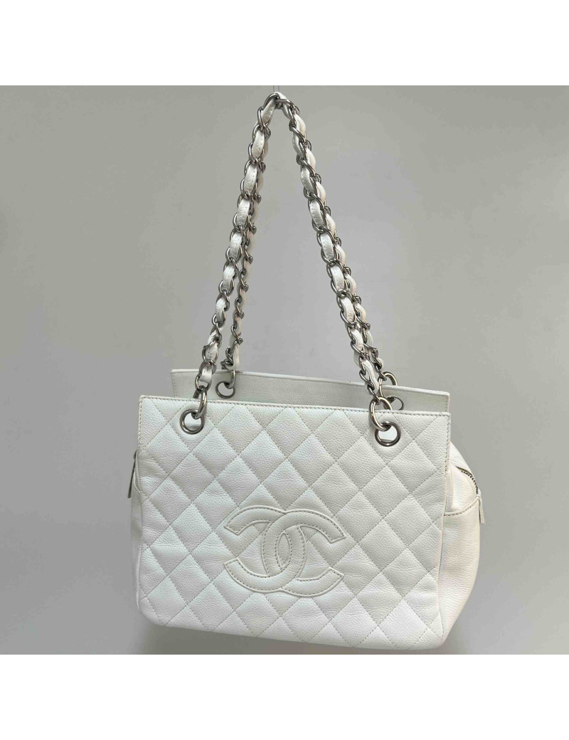 Sac CHANEL caviar blanc
