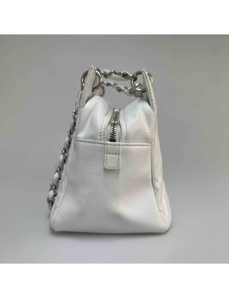 Sac CHANEL caviar blanc