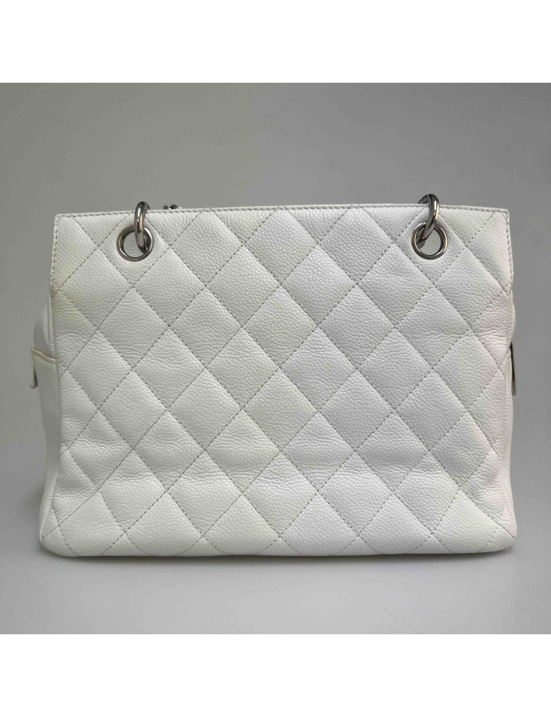 Sac CHANEL caviar blanc