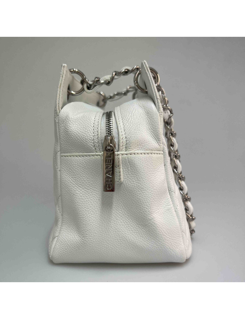 Sac CHANEL caviar blanc