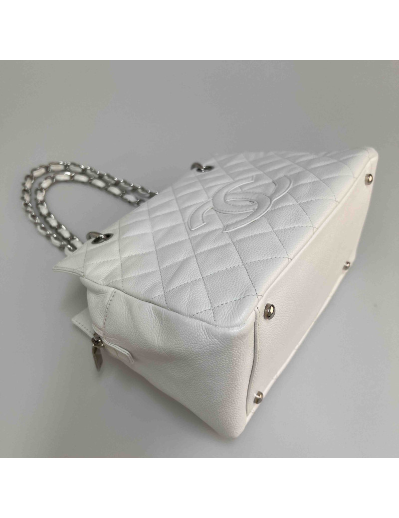 Sac CHANEL caviar blanc
