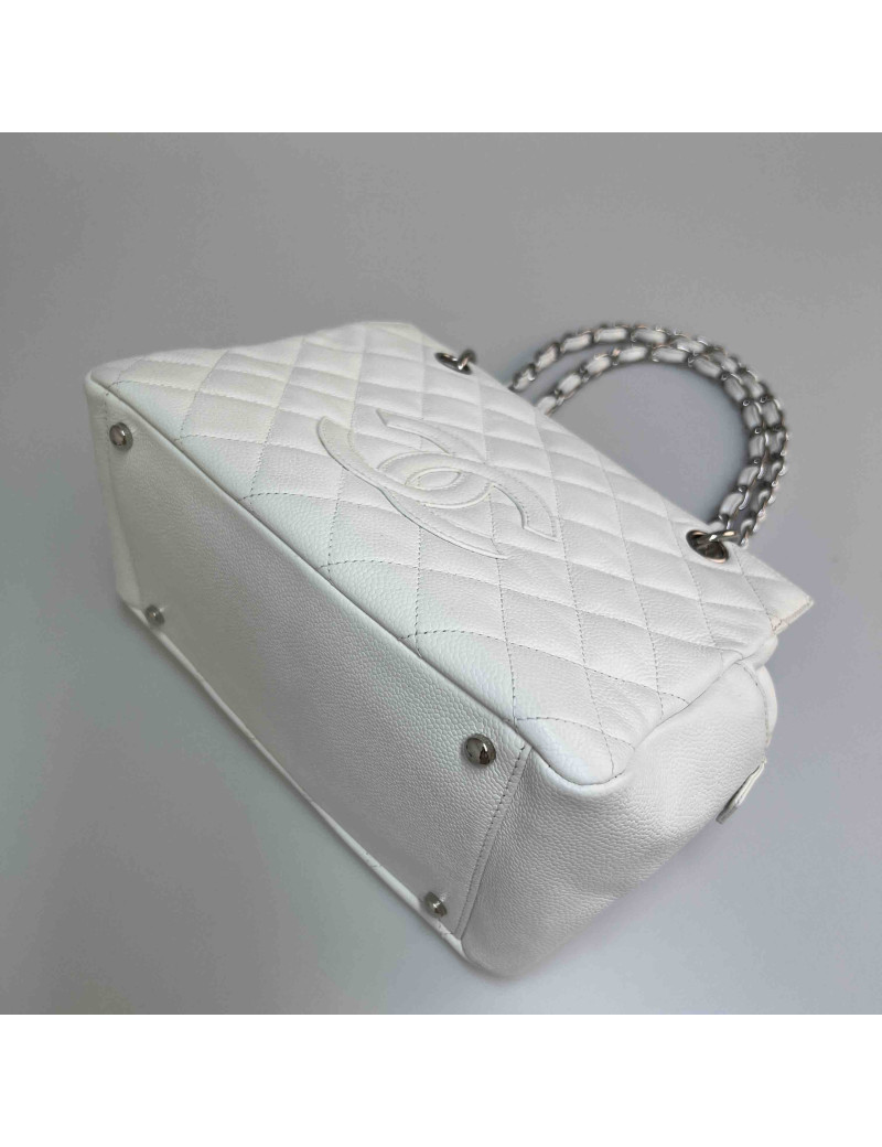 Sac CHANEL caviar blanc