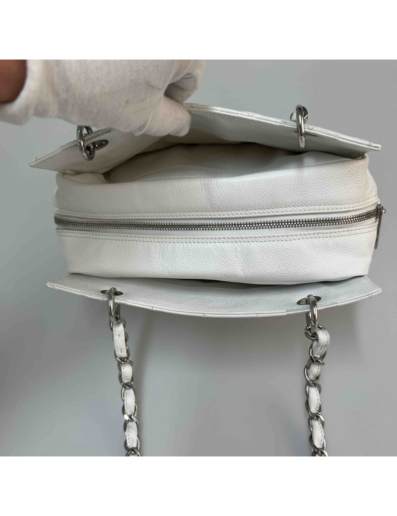 Sac CHANEL caviar blanc