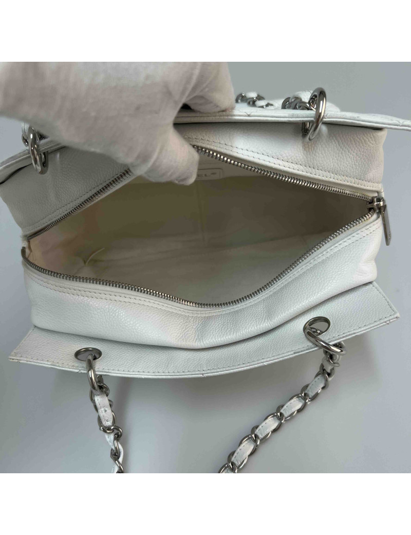 Sac CHANEL caviar blanc