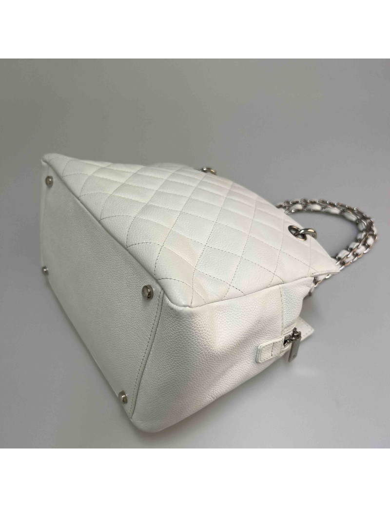 Sac CHANEL caviar blanc