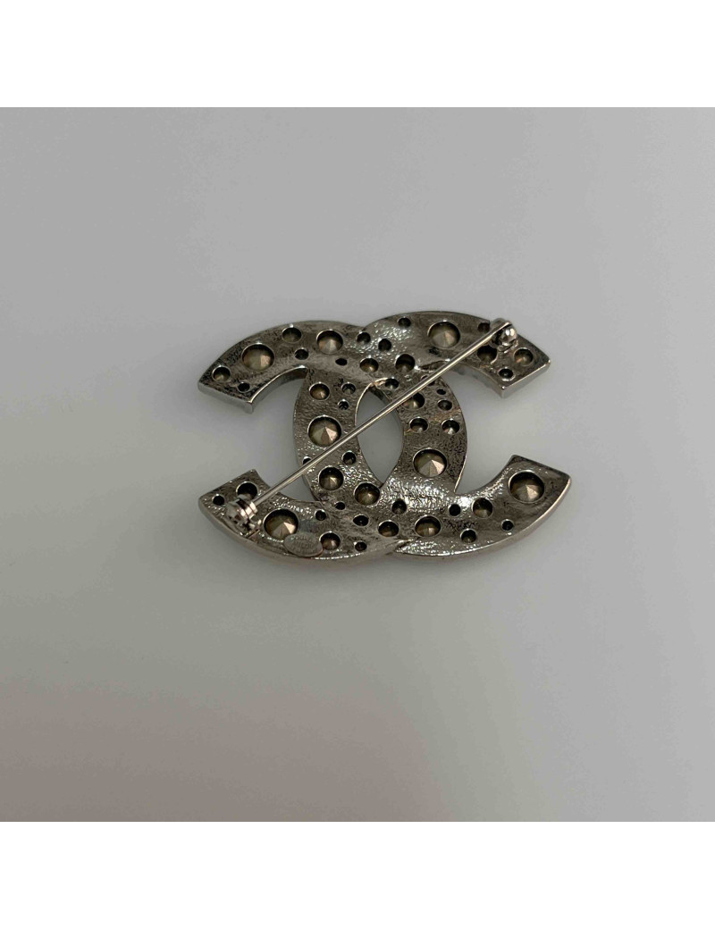 Broche CC strass CHANEL