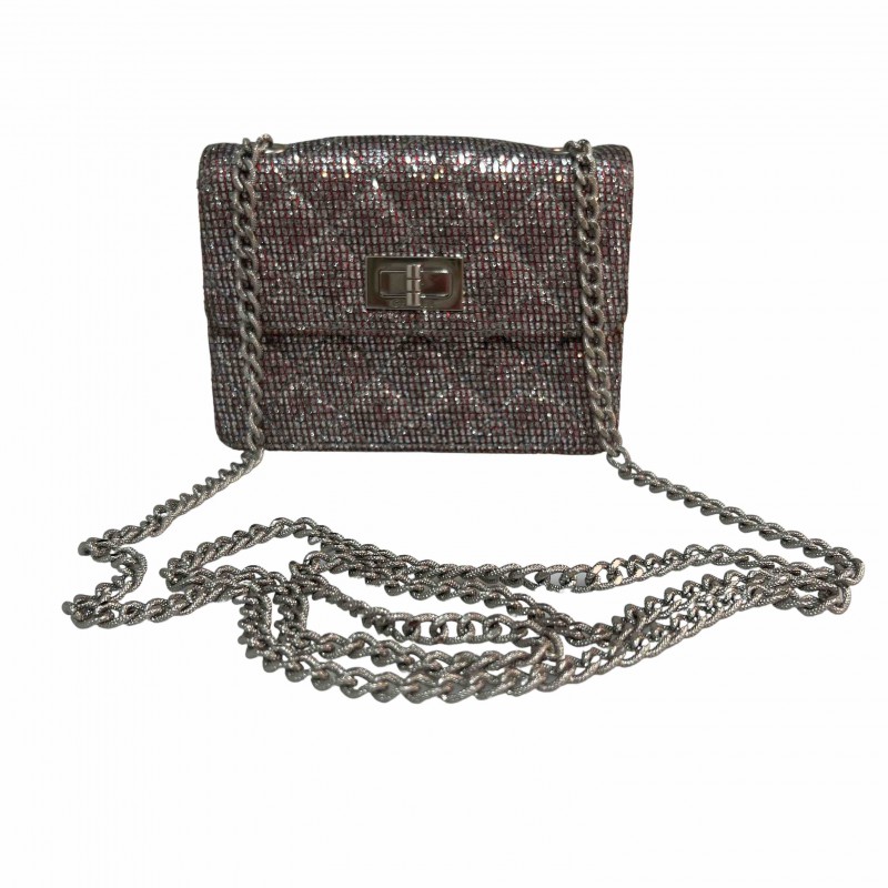 Chanel vintage 24k black gold multichain mini hand bag silk satin crossbody   eBay