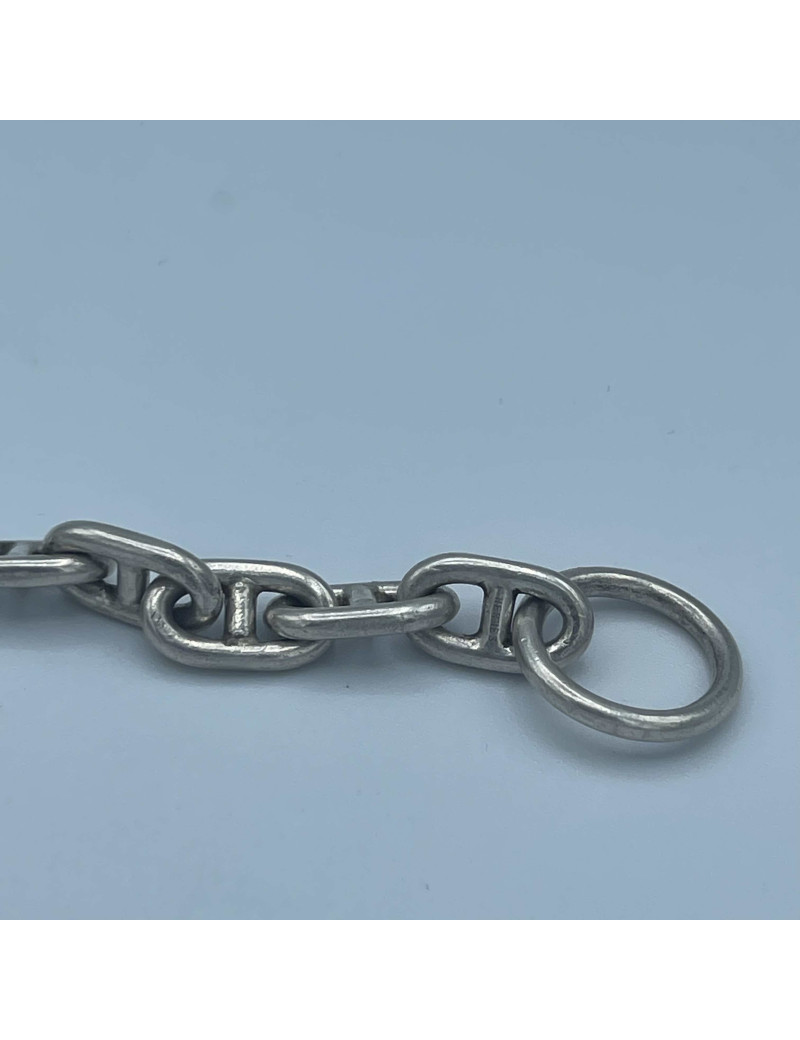 Bracelet HERMES chaîne d'ancre argent : occasion certifiée authentique