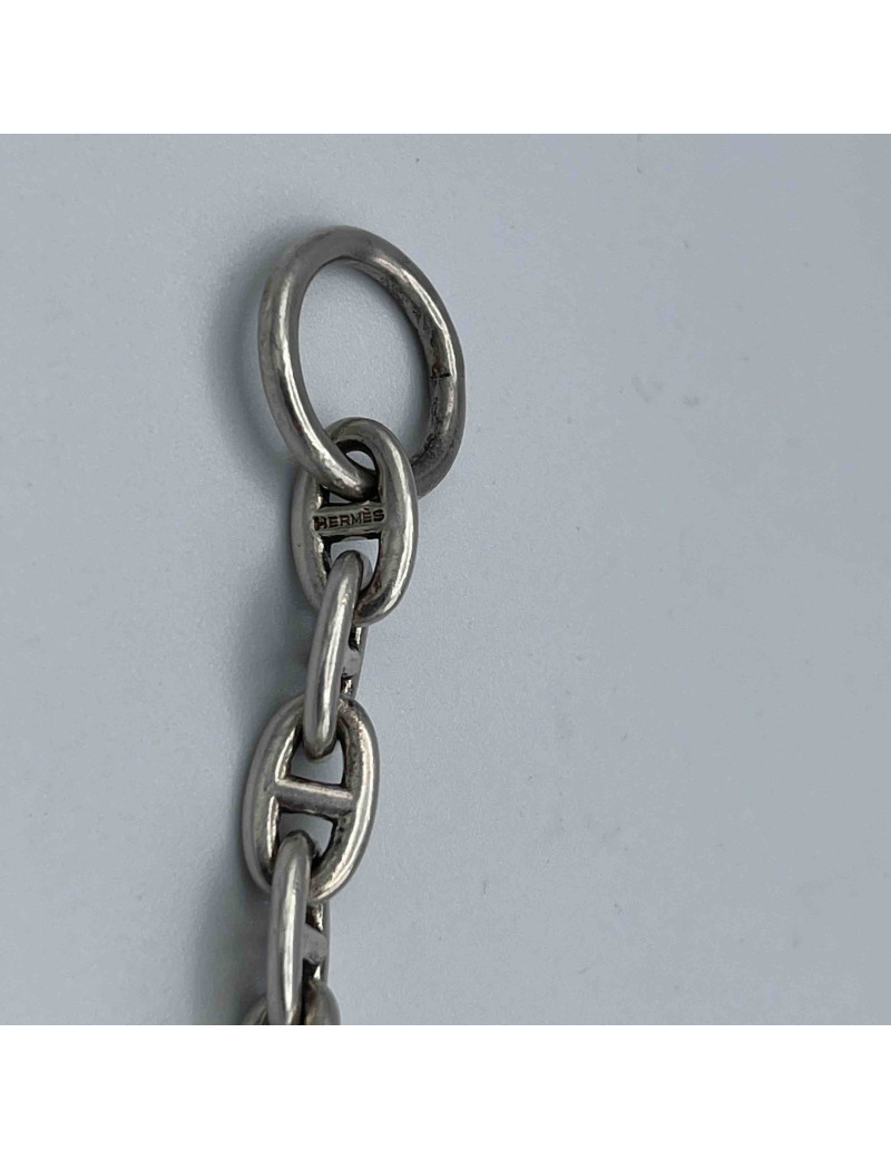Bracelet HERMES chaîne d'ancre argent : occasion certifiée authentique