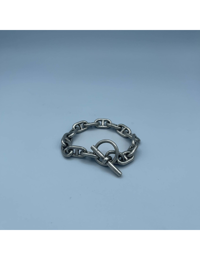 Bracelet HERMES chaîne d'ancre argent : occasion certifiée authentique