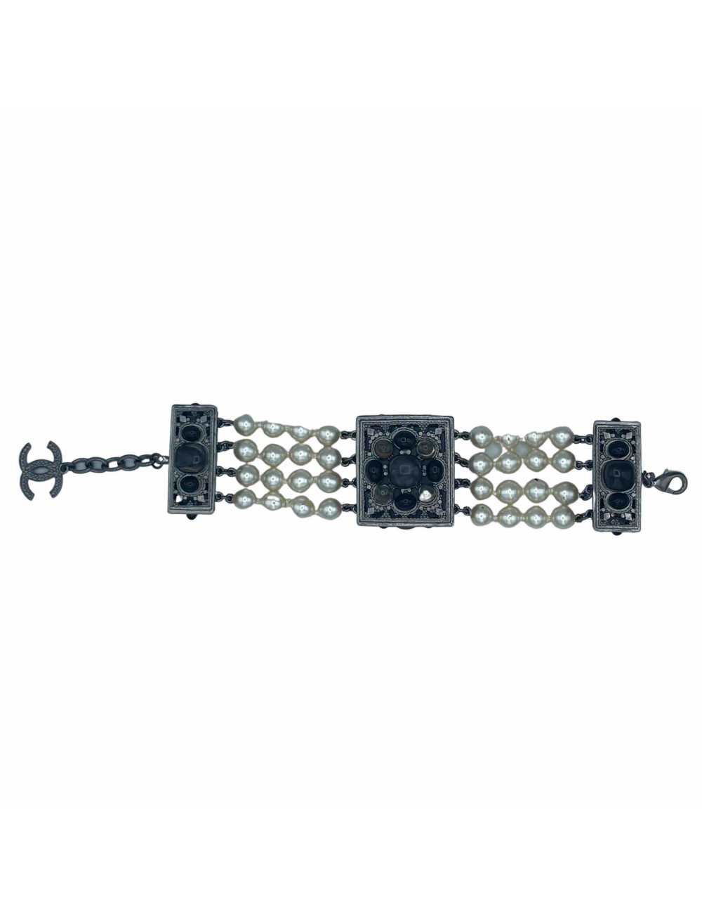 Bracelet CHANEL perles nacrées