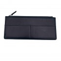 CHANEL card holder in midnight blue leather 