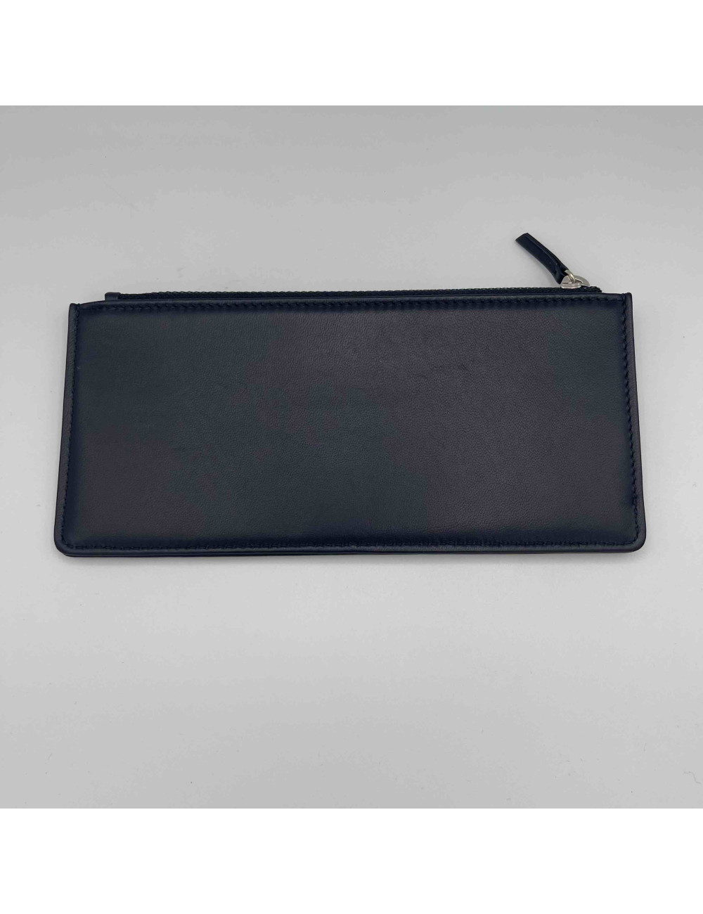 CHANEL card holder in  midnight blue leather  - Occasion Certified