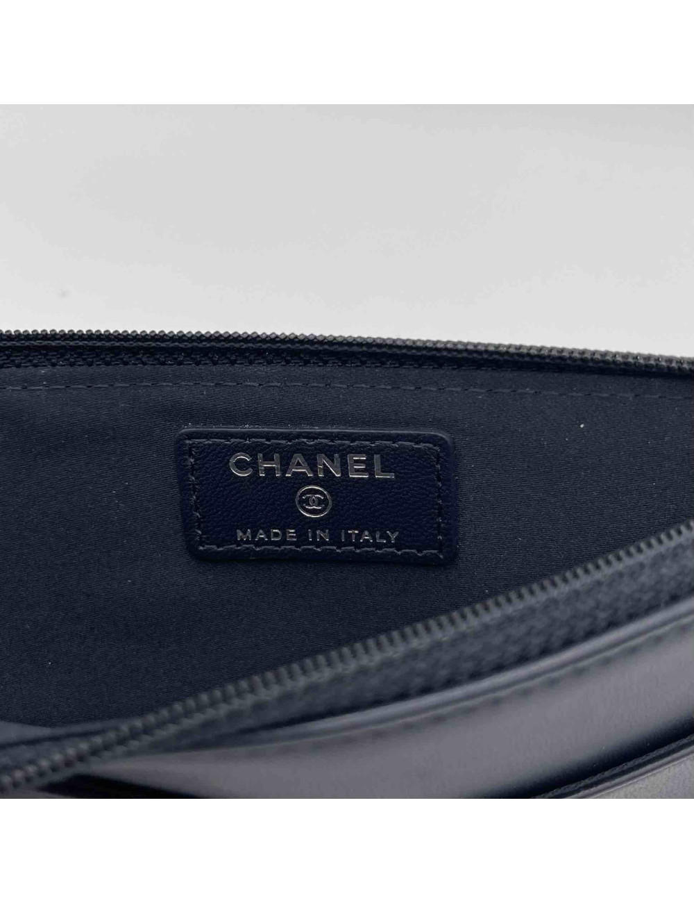 CHANEL card holder in  midnight blue leather  - Occasion Certified