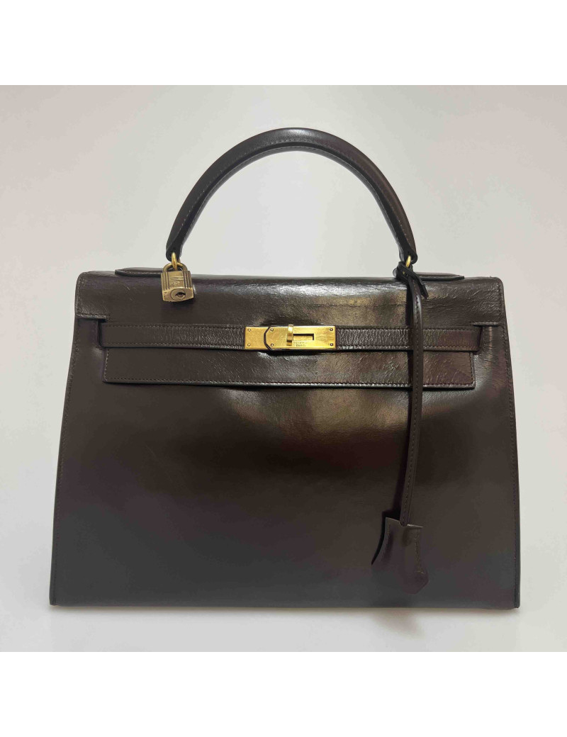  Kelly 32 HERMES marron Vintage