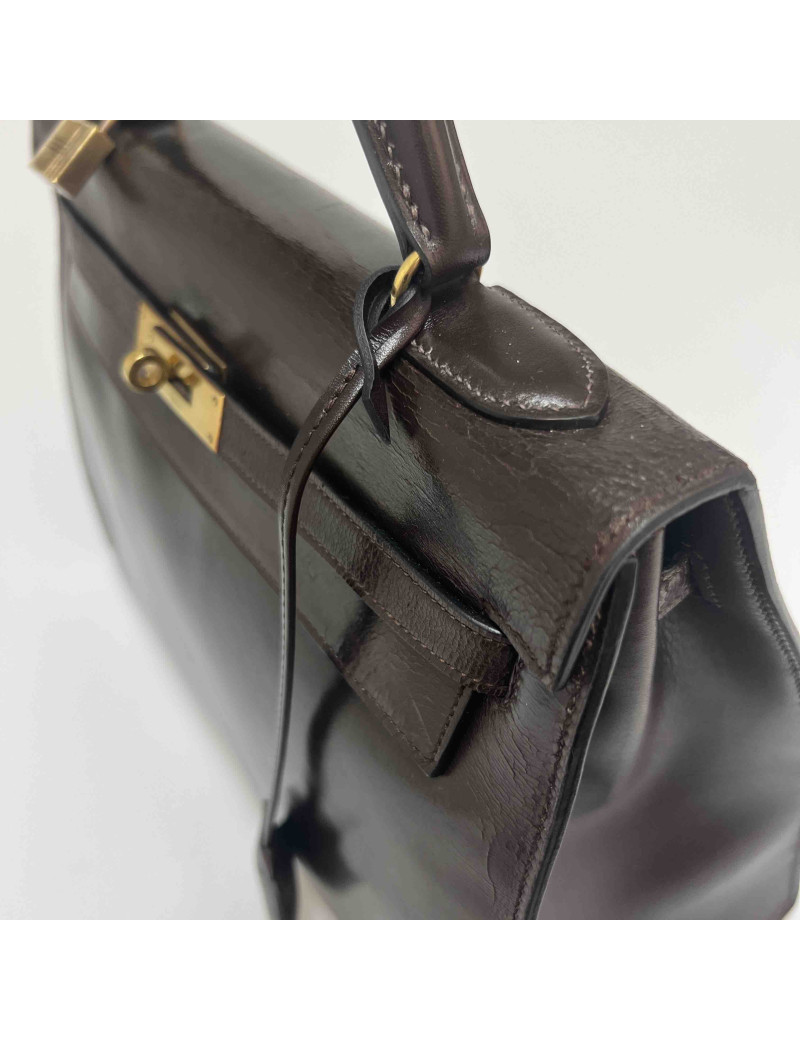 Kelly 32 HERMES marron Vintage