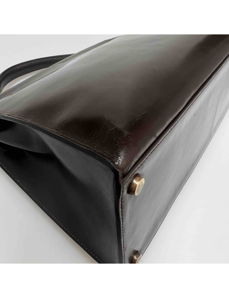 Kelly 32 HERMES marron Vintage