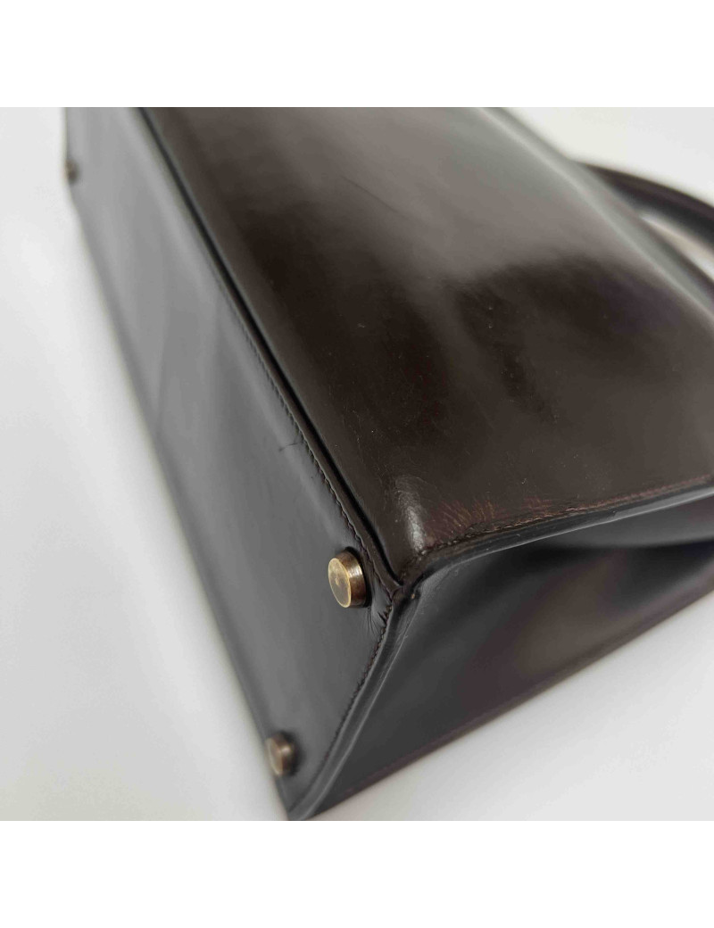  Kelly 32 HERMES marron Vintage