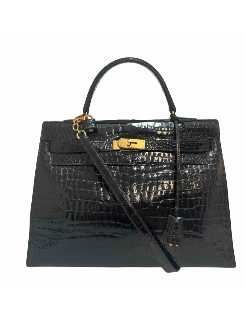 Kelly 35 HERMES crocodile Porosus