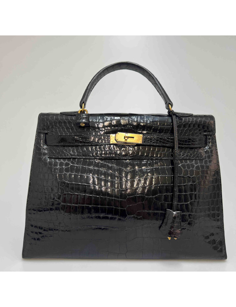Kelly 35 HERMES crocodile Porosus