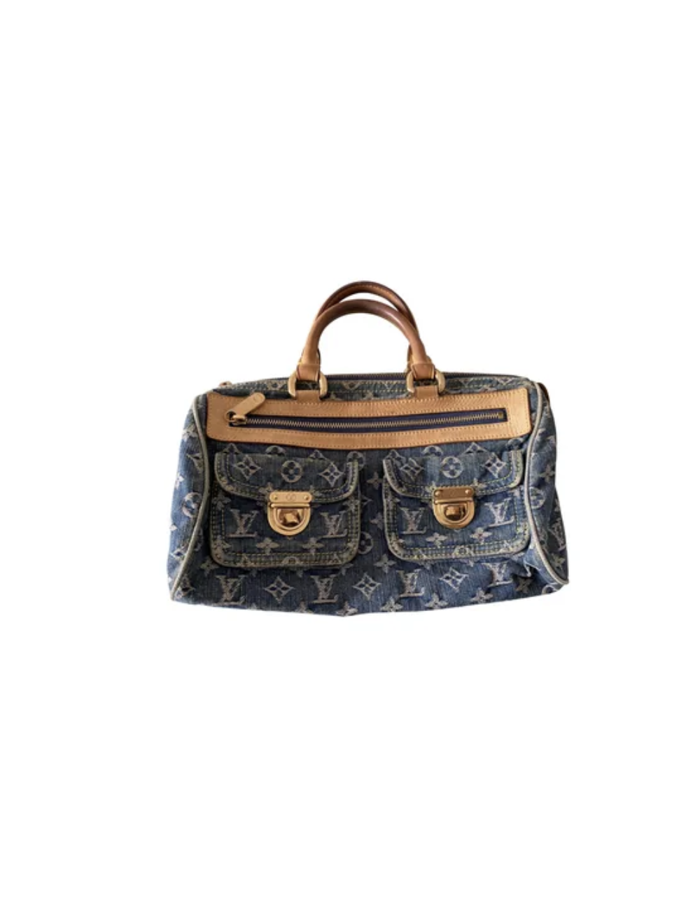 Sac denim Papillon Louis Vuitton