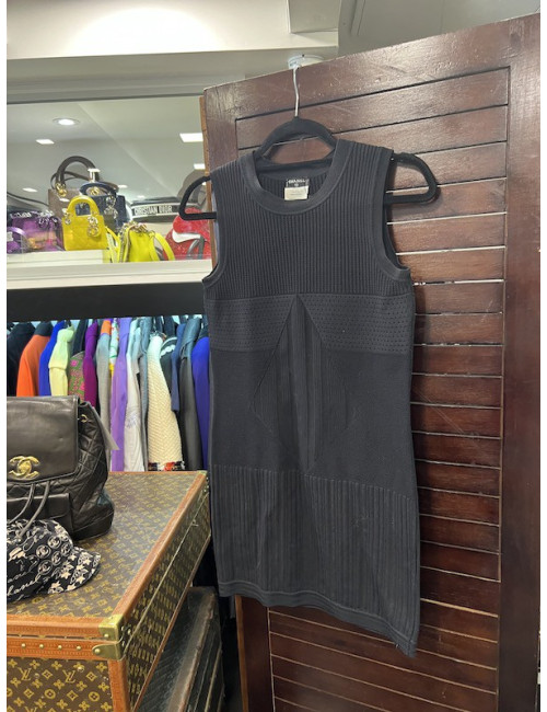 Robe sans manches CHANEL T 36 noire