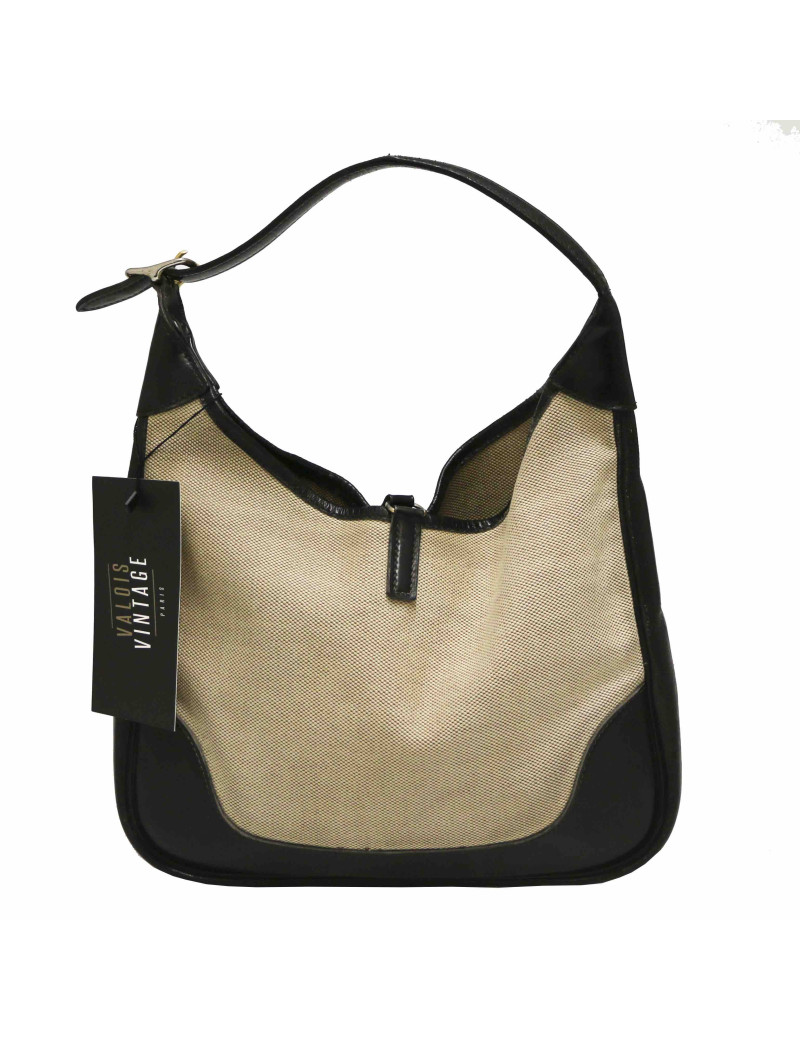 Sac Trim HERMES toile cuir Vinatge