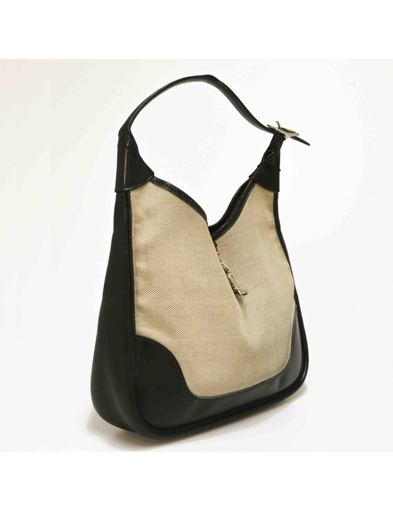 Sac Trim HERMES toile cuir Vinatge