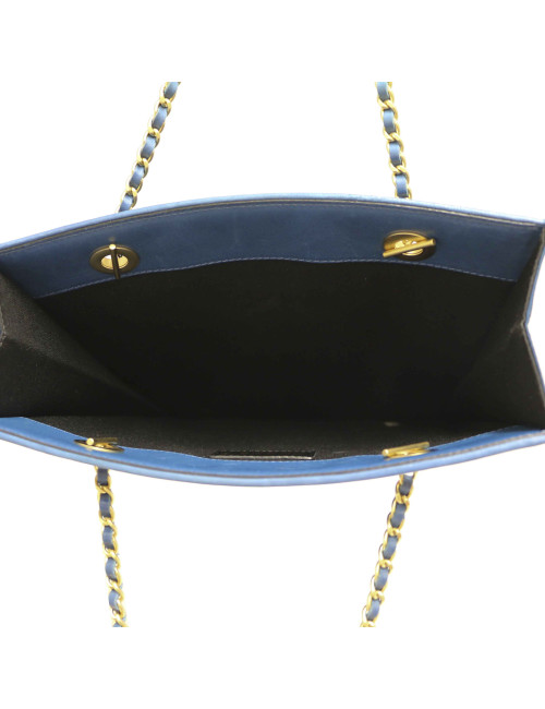 Min sac cabas CHANEL toile monogramme