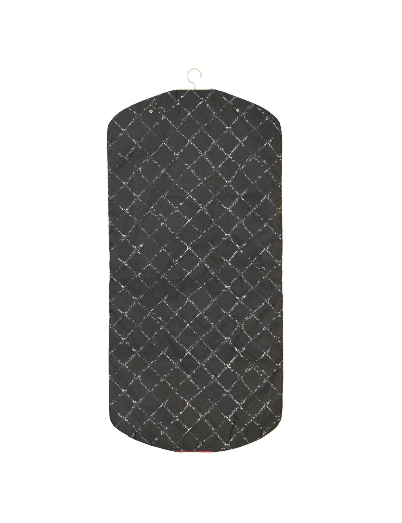 CHANEL black canvas garment-cover