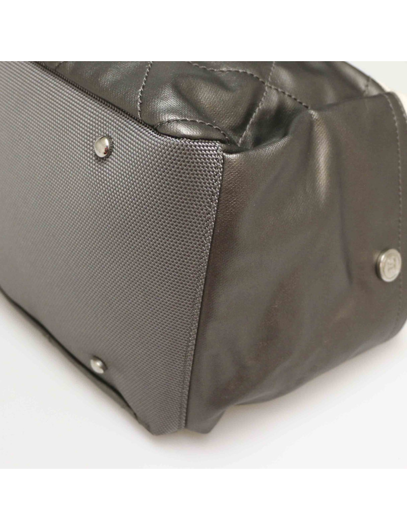 Sac de sport CHANEL toile gris