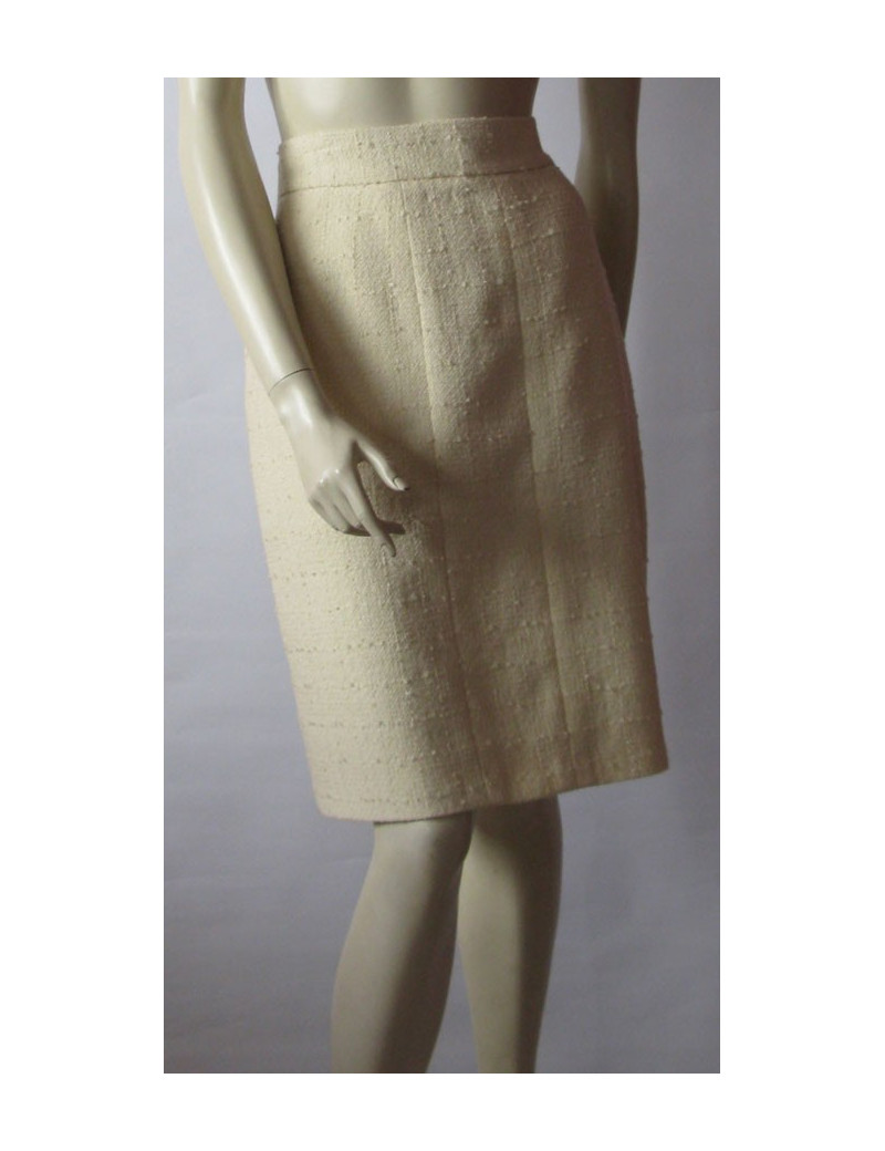 Jupe crayon  écrue CHANEL t 44