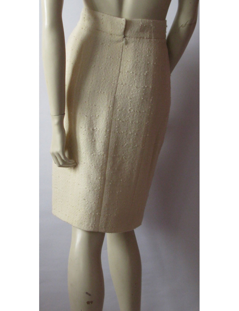 Jupe crayon  écrue CHANEL t 44